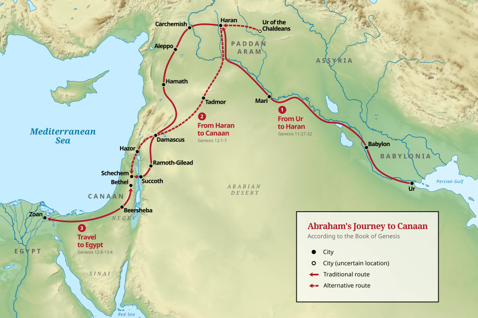 Abraham's Journey to Canaan